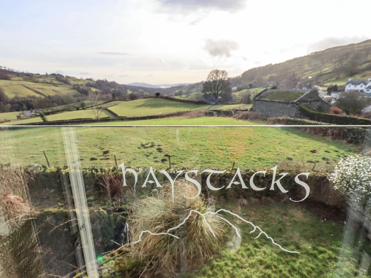 Haystacks in Troutbeck, Cumbria. Countryside views. Lake District National Park. Balcony and parking